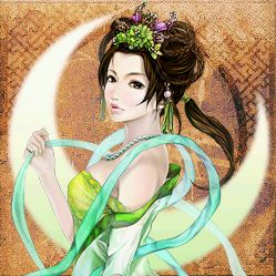 画像ギャラリー No.001のサムネイル画像 / 「転生絵巻伝 三国ヒーローズ」で新エキスパンション「暗黒の劉邦」，本日実装。月の女王「嫦娥」が入手できる中秋の名月イベントも開催