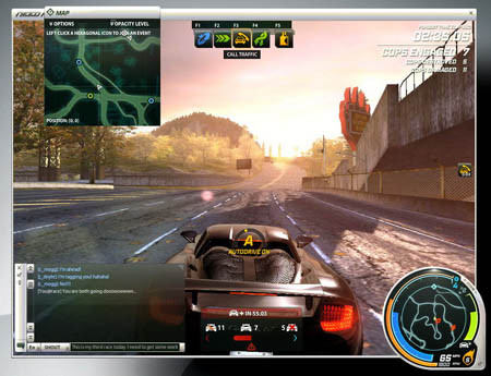 画像ギャラリー No.001のサムネイル画像 / 「Need for Speed World Online」,ユーザーインタフェースの分かる最新ショットが公開