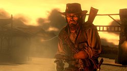 画像ギャラリー No.002のサムネイル画像 / 「Red Dead Redemption」プレイヤーの行動で変化するパラメータ「名誉と名声」や,ガンファイトを演出する「デッドアイ」システムを紹介