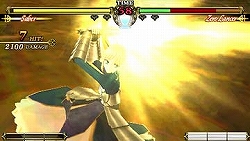 画像ギャラリー No.003のサムネイル画像 / PSP版の実力は？「Fate/unlimited codes PORTABLE」の画像6点が公開