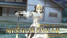 画像ギャラリー No.005のサムネイル画像 / 「Fate/unlimited codes PORTABLE」,ミッションモードの流れとセイバーオルタ/バゼット/リーゼリット/桜/ライダーのEXミッションを紹介