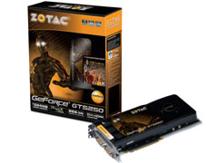 画像ギャラリー No.002のサムネイル画像 / 3月10日から順次発売。ZOTAC,玄人志向,ELSAからGTS 250カードが発表される。消費電力40%低減を謳う「GeForce 9600 GT」搭載製品も