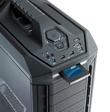 画像ギャラリー No.005のサムネイル画像 / Cooler Master，XL-ATXフォームファクタ対応で5インチベイを9機備えたゲーマー向けPCケース「CM Storm Trooper」を発売