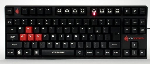 画像ギャラリー No.007のサムネイル画像 / 「Quick Fire Rapid」シリーズ3製品を試す。いずれも完成度の高いメカニカルキーボードだが,ポイントは赤軸搭載モデルの存在か