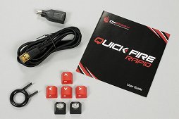 画像ギャラリー No.010のサムネイル画像 / 「Quick Fire Rapid」シリーズ3製品を試す。いずれも完成度の高いメカニカルキーボードだが,ポイントは赤軸搭載モデルの存在か