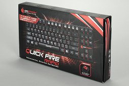 画像ギャラリー No.018のサムネイル画像 / 「Quick Fire Rapid」シリーズ3製品を試す。いずれも完成度の高いメカニカルキーボードだが,ポイントは赤軸搭載モデルの存在か