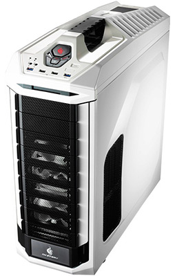 画像ギャラリー No.001のサムネイル画像 / Cooler Master，5インチベイ×9のゲーマー向けフルタワー型PCケースを発売。白と黒のツートンカラーを採用