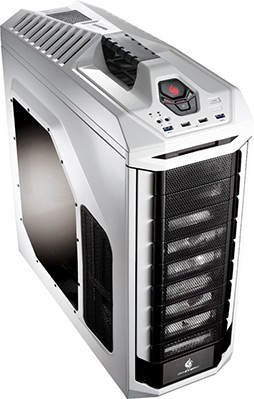 画像ギャラリー No.002のサムネイル画像 / Cooler Master，5インチベイ×9のゲーマー向けフルタワー型PCケースを発売。白と黒のツートンカラーを採用