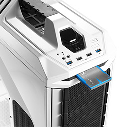 画像ギャラリー No.004のサムネイル画像 / Cooler Master，5インチベイ×9のゲーマー向けフルタワー型PCケースを発売。白と黒のツートンカラーを採用
