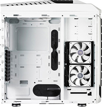 画像ギャラリー No.007のサムネイル画像 / Cooler Master，5インチベイ×9のゲーマー向けフルタワー型PCケースを発売。白と黒のツートンカラーを採用