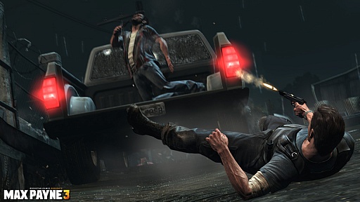 画像ギャラリー No.003のサムネイル画像 / 「Max Payne 3」の新たなムービーが公開。さらわれた人妻を救出するため,ギャングに戦いに挑むマックス