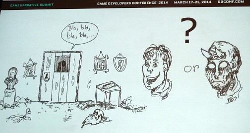 画像ギャラリー No.005のサムネイル画像 / ［GDC 2014］ゲームのストーリーテリングにおける“四層”とは？　Frictional Gamesの脚本担当が解説するナラティブゲームの基本構造