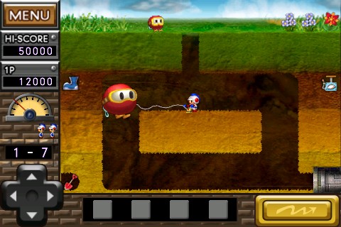 画像ギャラリー No.001のサムネイル画像 / ［iPhone］あの穴掘りアクション「ディグダグ」がiPhoneに！