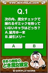 画像ギャラリー No.005のサムネイル画像 / お宝画像が見られる?「どき魔女ぷらす」どき魔女検定ブログパーツ