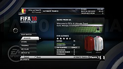 画像ギャラリー No.003のサムネイル画像 / 好調な売り上げの「FIFA10」に追加コンテンツ登場。新モードを搭載した「FIFA 10 ULITIMATE TEAM」,2010年2月配信開始