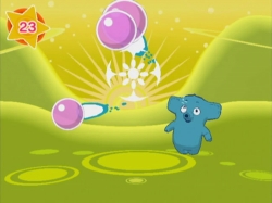 画像ギャラリー No.006のサムネイル画像 / 親子で遊べる,Wiiウェア「プーヨーとあそぼう エピソード1」