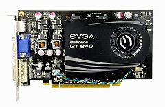 画像ギャラリー No.002のサムネイル画像 / リンクス,クロックアップ版のEVGA製GT 240搭載カード