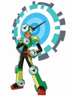 画像ギャラリー No.006のサムネイル画像 / 「ロックマン エグゼ オペレートシューティングスター」，新シナリオに登場する“クロックマン”を紹介