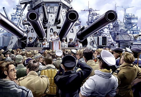 画像ギャラリー No.002のサムネイル画像 / コーエーの海戦アクションゲーム，PSP用ソフト「WARSHIP GUNNERS 2 PORTABLE」が2009年11月12日に発売決定