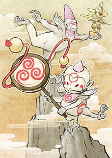 画像ギャラリー No.008のサムネイル画像 / 「大神伝 〜小さき太陽〜」復元や爆発など,さまざまな効果を持つ「筆しらべ」を駆使して仕掛けを解いていこう