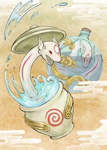 画像ギャラリー No.037のサムネイル画像 / 「大神伝 〜小さき太陽〜」復元や爆発など,さまざまな効果を持つ「筆しらべ」を駆使して仕掛けを解いていこう