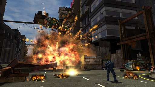 画像ギャラリー No.001のサムネイル画像 / オープンワールドを自由に行動できるXbox 360専用アクションゲーム「ライオットアクト 2」。ゲームの世界観が分かるコミック風ムービーが公開に