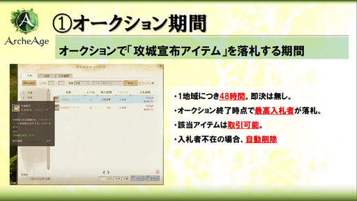 画像ギャラリー No.006のサムネイル画像 / 最大140名が激突する「ArcheAge」のコアプレイヤー向けコンテンツ「攻城戦」を紹介。「2013秋 豊穣のアップデート」先行プレイレポート(後編)