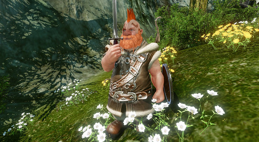 画像ギャラリー No.017のサムネイル画像 / 「ArcheAge」の新種族「ドワーフ」は「漢！ヒゲ！ロボ！」が3拍子そろった熱いクラス。リアルドワーフが「ArcheAge」をプレイしながら熱く語る