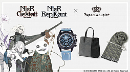画像ギャラリー No.002のサムネイル画像 / 10周年を迎えた「NieR」シリーズのコラボグッズが登場。2Bや9S達をイメージした腕時計やバッグ,ストールなど