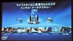 画像ギャラリー No.004のサムネイル画像 / Intel,2011年初頭の「Sandy Bridge」投入をあらためて予告しつつ,“PC以外”への積極姿勢も強く打ち出す