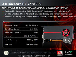 画像ギャラリー No.005のサムネイル画像 / 1万円台の市場にDX11時代の開幕を告げる「ATI Radeon HD 5770＆5750」レビュー