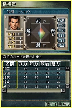 画像ギャラリー No.009のサムネイル画像 / 「三國志DS 3」は説明書いらずの親切設計。戦争に特化され，短時間でも遊べる「英雄バトルロード」で武将を育てよう