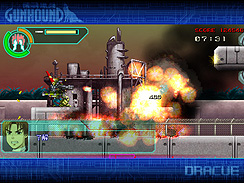 画像ギャラリー No.006のサムネイル画像 / イーフロンティア，レトロタッチの2Dロボットアクション「機装猟兵ガンハウンド」を2009年12月18日に発売