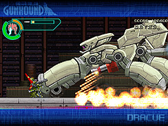 画像ギャラリー No.008のサムネイル画像 / イーフロンティア，レトロタッチの2Dロボットアクション「機装猟兵ガンハウンド」を2009年12月18日に発売