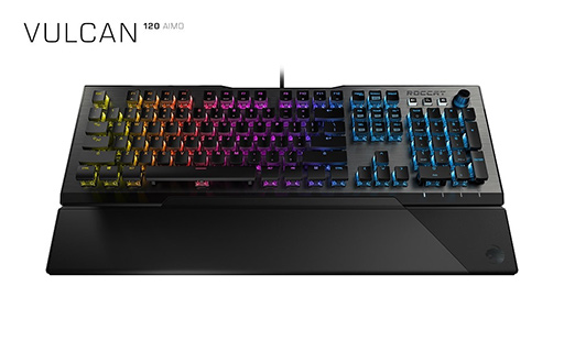 画像ギャラリー No.002のサムネイル画像 / ROCCAT,英語配列メカニカルキーボード「Vulcan 120 AIMO」を国内発売。低遅延が売りの独自キースイッチを採用