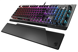 画像ギャラリー No.003のサムネイル画像 / ROCCAT,英語配列メカニカルキーボード「Vulcan 120 AIMO」を国内発売。低遅延が売りの独自キースイッチを採用