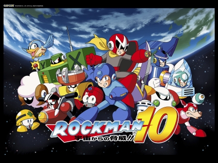 画像ギャラリー No.006のサムネイル画像 / 「ロックマン10」配信開始。記念壁紙の“Webメディア版”を掲載