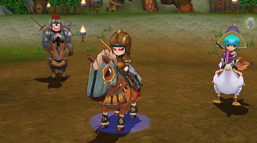 画像ギャラリー No.004のサムネイル画像 / ライディングバトルMMORPG「Knightage」，世界に先駆け本日よりオープンβテスト開始