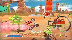 画像ギャラリー No.004のサムネイル画像 / Hello Games,PS3用ソフト「Joe Danger ディザスター マスター」を2012年1月26日に発売。向こうみずなスタントマンを操って,危険なバイクレースに挑め