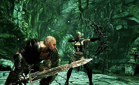 画像ギャラリー No.001のサムネイル画像 / ［GDC 2010］Bethesda Softworksが発表した「Hunted: The Demon's Forge」は，ダンジョン探索の面白さとCo-opを追求したダークファンタジー
