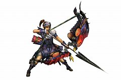 画像ギャラリー No.003のサムネイル画像 / 「モンスターハンターポータブル 3rd」,「弓」「へビィボウガン」「スラッシュアックス」の紹介ムービー。新たな攻撃モーションは必見だ