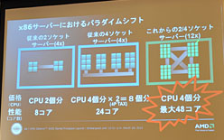 画像ギャラリー No.010のサムネイル画像 / AMD,サーバー向けとなる世界初の12&8コアCPU「Opteron 6100」を発表