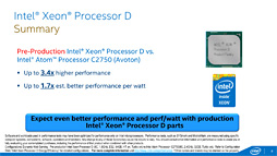 画像ギャラリー No.003のサムネイル画像 / Intel,Broadwellコア採用のサーバー向けSoC「Xeon D」を発表。DDR4/DDR3Lメモコンや10GbE LAN機能を統合したXeon初のSoCに