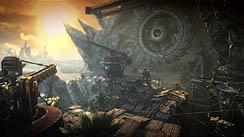 画像ギャラリー No.002のサムネイル画像 / トリガーハッピー期待のFPS「Bulletstorm」のスクリーンショットが公開。どうやって倒していいのか分からない超巨大モンスターの姿も