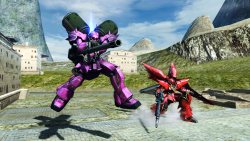 画像ギャラリー No.005のサムネイル画像 / 当たらなければどうということはない！　AC「機動戦士ガンダム エクストリームバーサス」に真紅のMS“シナンジュ”参戦