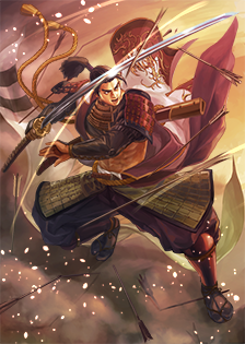 画像ギャラリー No.007のサムネイル画像 / 「戦国IXA」,絵巻作家・正子公也氏が描く織田信忠など9枚のカードが登場
