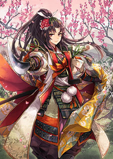 画像ギャラリー No.005のサムネイル画像 / 「戦国IXA」，絵巻作家・正子公也氏が描く小野和泉，甲斐姫など新たな9人の武将カードが登場