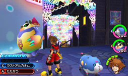 画像ギャラリー No.003のサムネイル画像 / 「KINGDOM HEARTS 3D[Dream Drop Distance]」は2012年3月に発売。シリーズ初となる，ソラとリクを交互に操作するシステムを採用