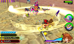 画像ギャラリー No.029のサムネイル画像 / 「KINGDOM HEARTS 3D[Dream Drop Distance]」は2012年3月に発売。シリーズ初となる，ソラとリクを交互に操作するシステムを採用