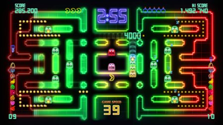 画像ギャラリー No.031のサムネイル画像 / 登場コースは過去最多。「PAC-MAN Championship Edition DX」，異なる特性のコースやさまざまなルールの競技の内容をチェックしよう